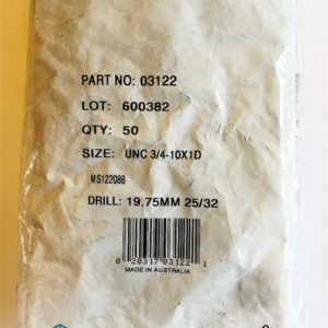 UNC 3/4-10x1D wire thread inserts (bag of 50)