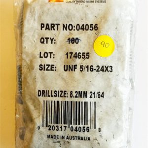 UNF 5/16-24x3D wire thread inserts (split bag of 90)