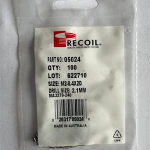 M2-0.4x2D Wire Thread Inserts (Bag of 100)
