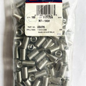 M7-1x3D Recoil wire thread inserts (bag of 100)