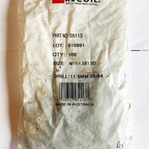 M11-1.5x2D Recoil wire thread inserts (bag of 100)