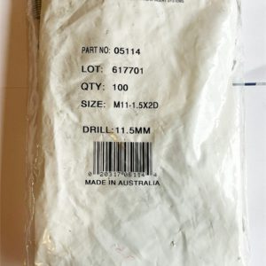 M11-1.5x2D Recoil wire thread inserts (bag of 100)