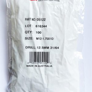 M12-1.75x1D wire thread inserts (bag of 100)
