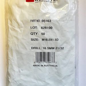 M16-2x1.5D free-running wire thread inserts (bag of 50)