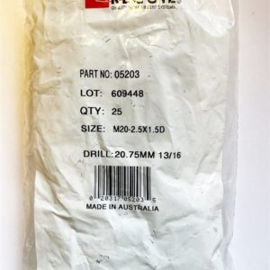 M20-2.5x1.5D wire thread inserts (bag of 25)