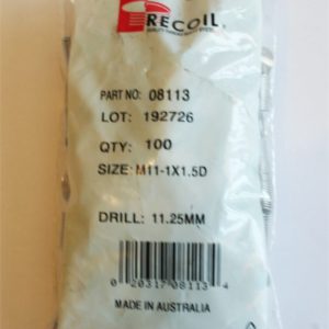 M11-1x1.5D Wire Thread Inserts (Bag of 100)