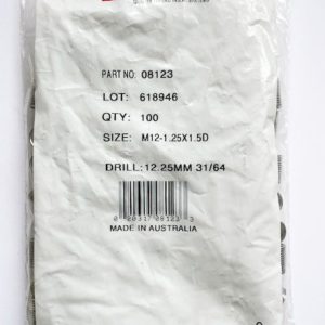 M12-1.25x1.5D wire thread inserts (bag of 100)