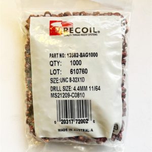 UNC 8-32x1D locking wire thread inserts (bag of 1000)
