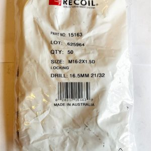 M16-2x1.5D Locking Wire Thread Inserts (Bag of 50)