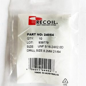 UNF 5/16-24x2D wire thread inserts (bag of 10)