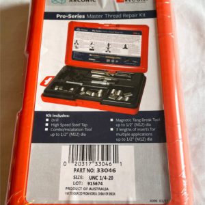 Pro -Series UNC 1/4-20, 3 length insert, thread repair kit