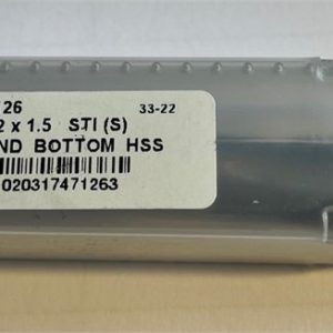 M12-1.5 bottoming tap