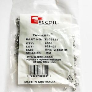 UNC 2-56x1D tangless wire thread insers (bag of 1000)