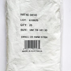 UNF 7/8-14x1.5D wire thread inserts (bag of 25)